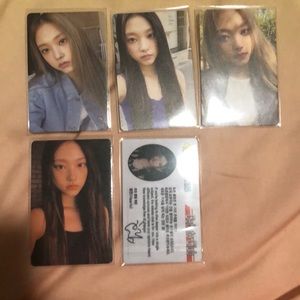 Haerins photo cards